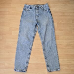 Zara Women's High Rise Jeans - Denim Blue